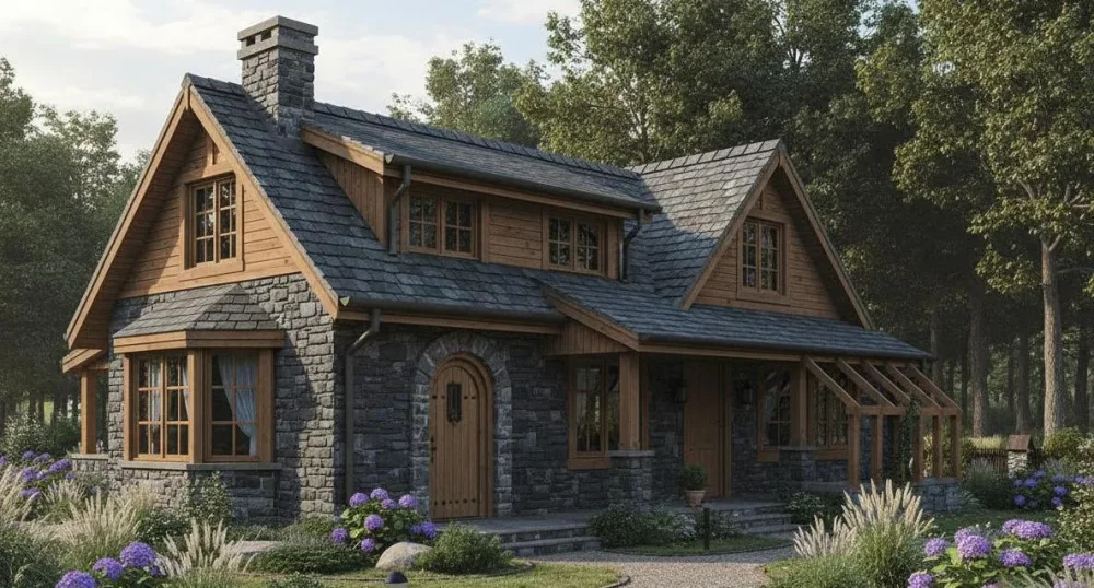 Проект Одноэтажный дом 13 на 12, 48 м2