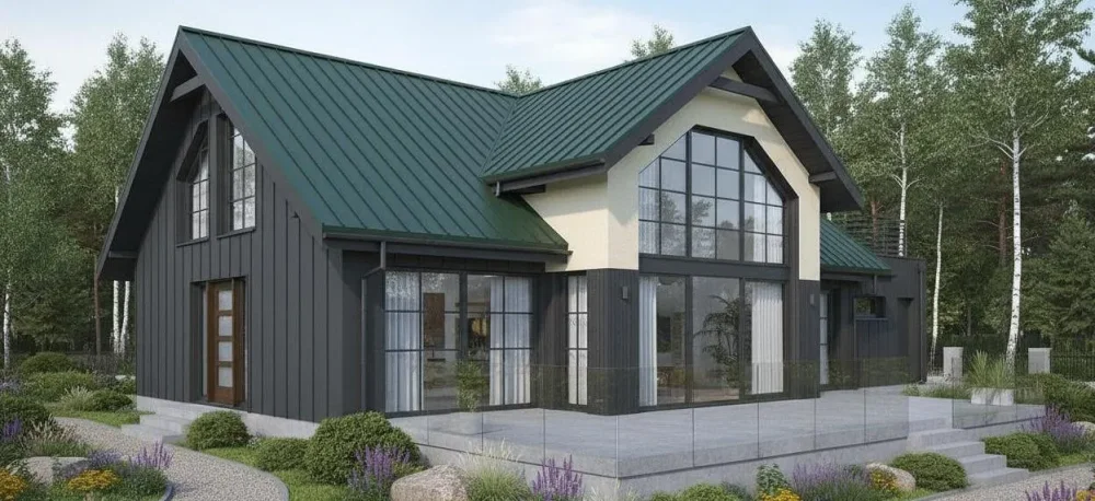 Проект Двухэтажный дом 18 на 14, 198 м2