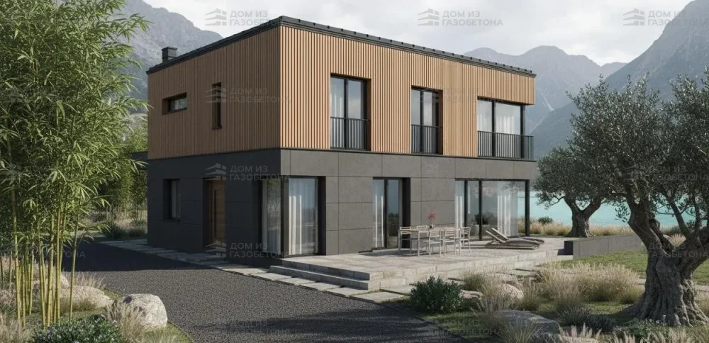 Проект Двухэтажный дом 13 на 17, 223 м2