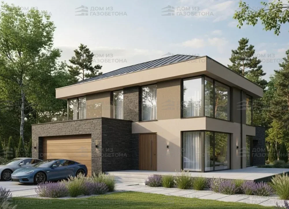 Проект Одноэтажный дом 20 на 18, 209 м2